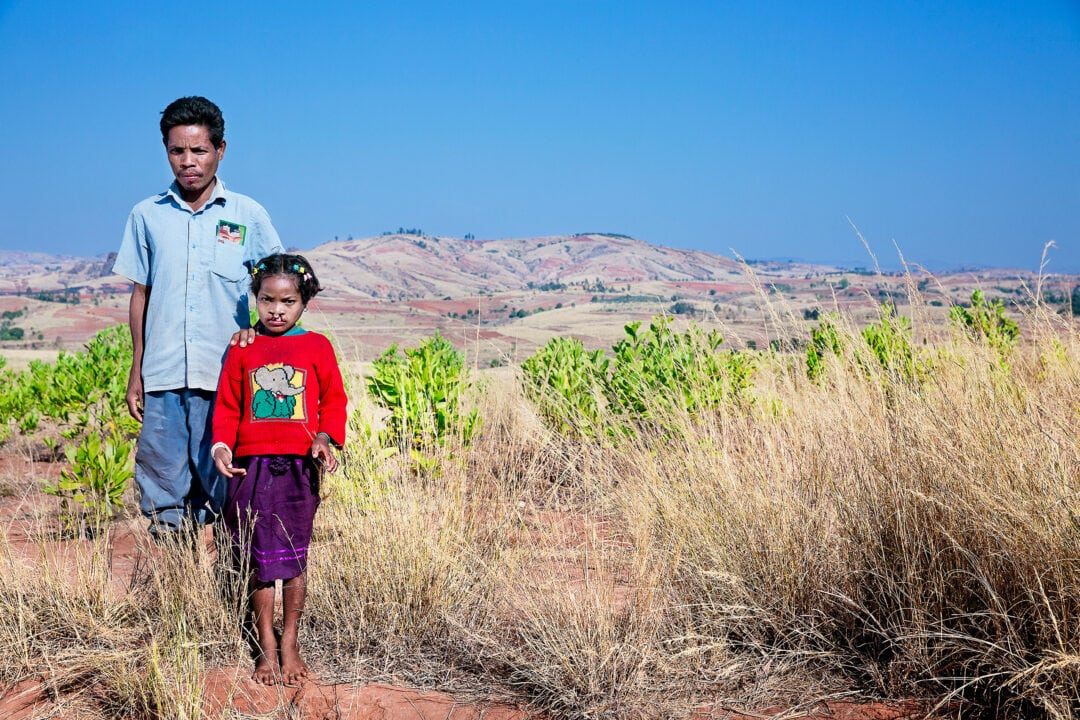 Clara and her father, Dede. Photo: Zute Lightfoot.