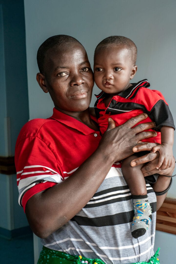 Nine-month-old Tumpale and his mum, Siyomiwe. Photo: Margherita Mirabella