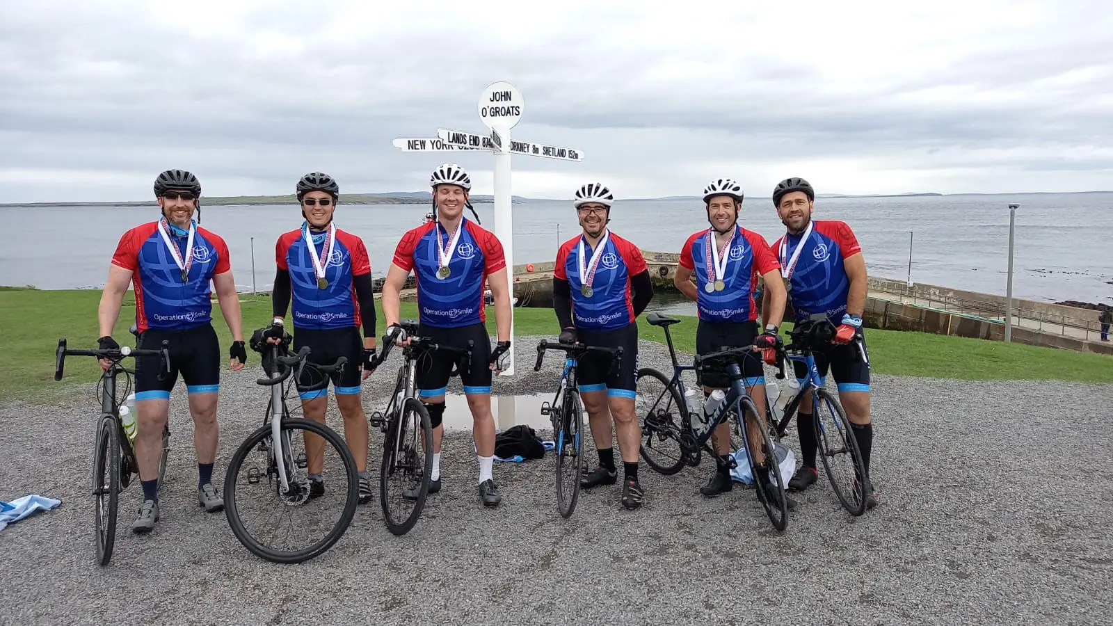 Align team at John O'Groats