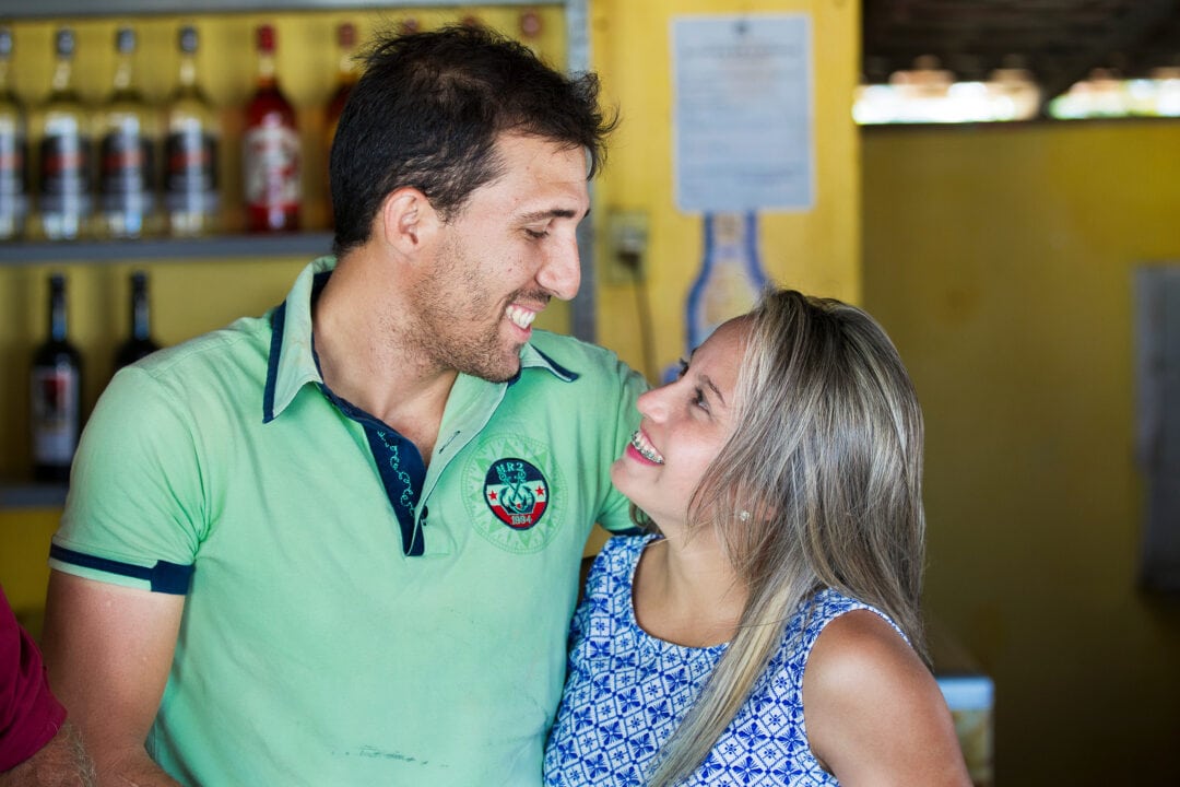 Antonia and Alan, 10 years after cleft surgery. Photo: Marc Ascher