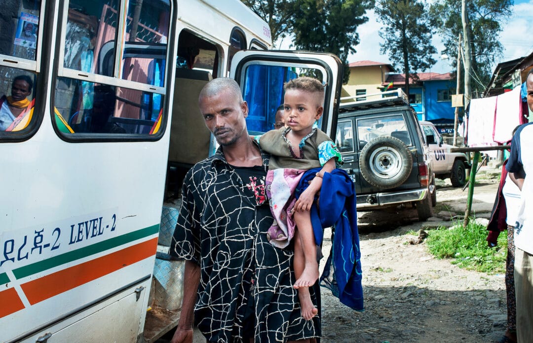 Sherab and Nazifa, arriving at the Medical Programme in Addis Ababa. Photo: Margherita Mirabella