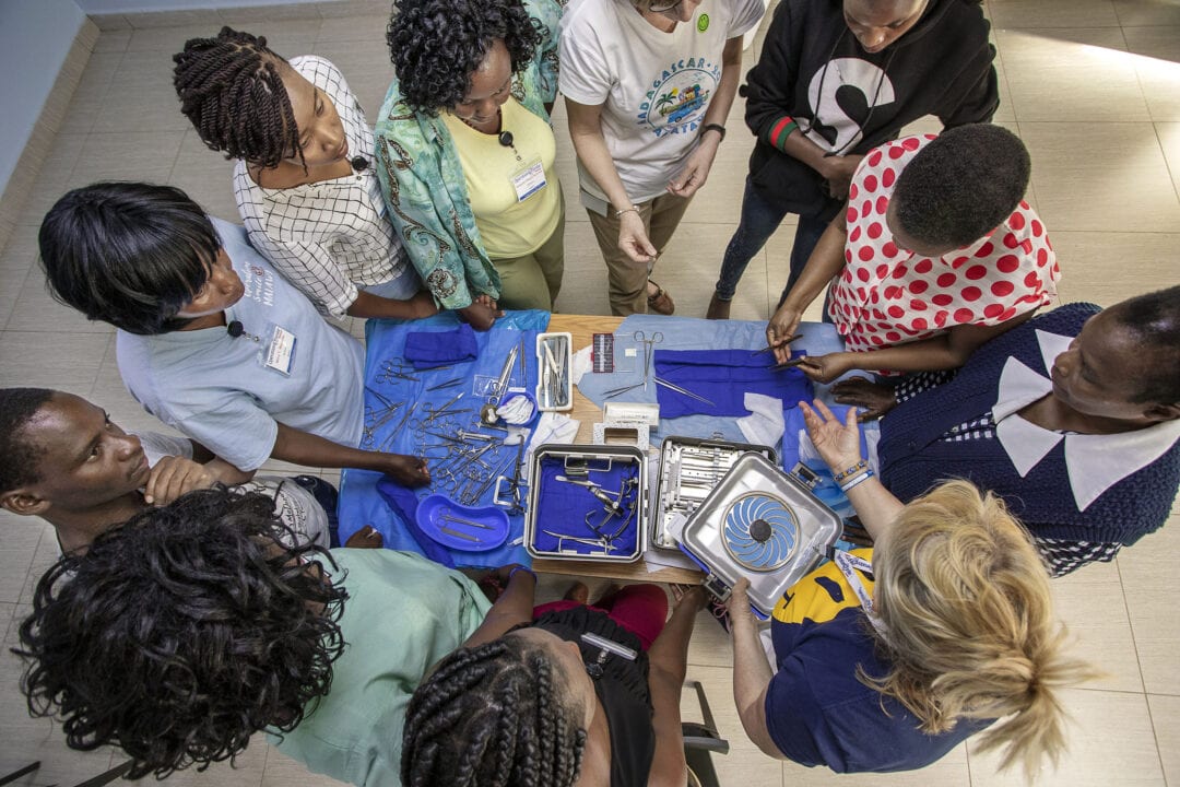 OR Nurses training in Malawi