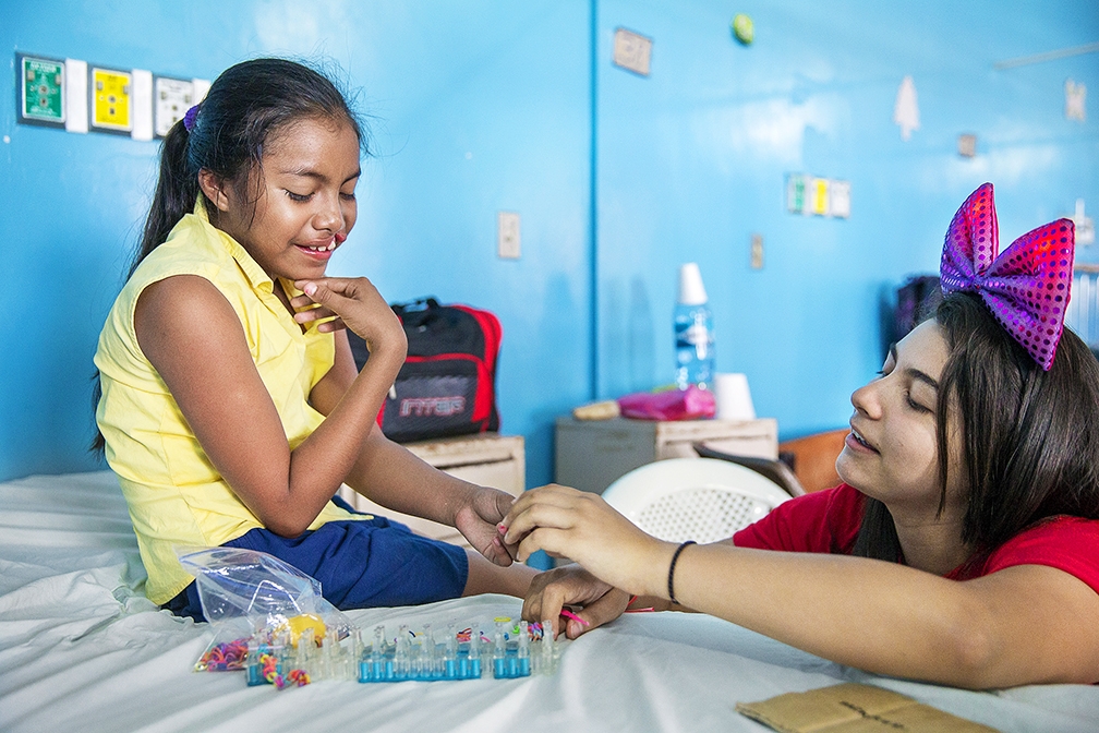 Iris before cleft lip and cleft palate surgery. Photo: Jorgen Hildebrandt